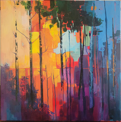 Wispers of the Forest - a Paint Artowrk by Ivana Babic